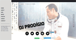 Desktop Screenshot of djprodigio.com