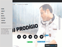 Tablet Screenshot of djprodigio.com